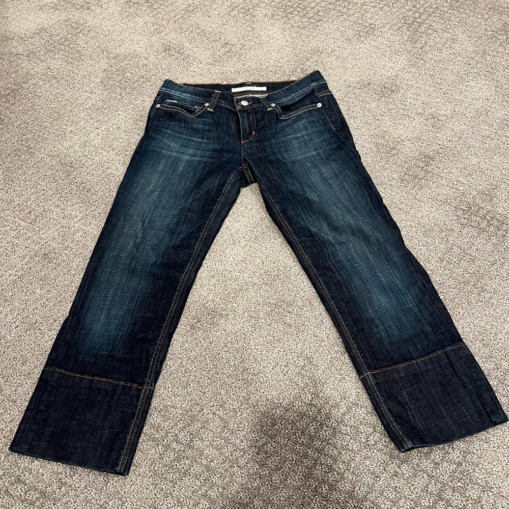 Joes Jeans Socialite The Kicker Cropped Stretch Capri Womens Size 27